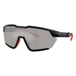 New FERRARI SCUDERIA Black Semi Rimless Rectangle FZ6018U 501/6G Sunglasses Wome